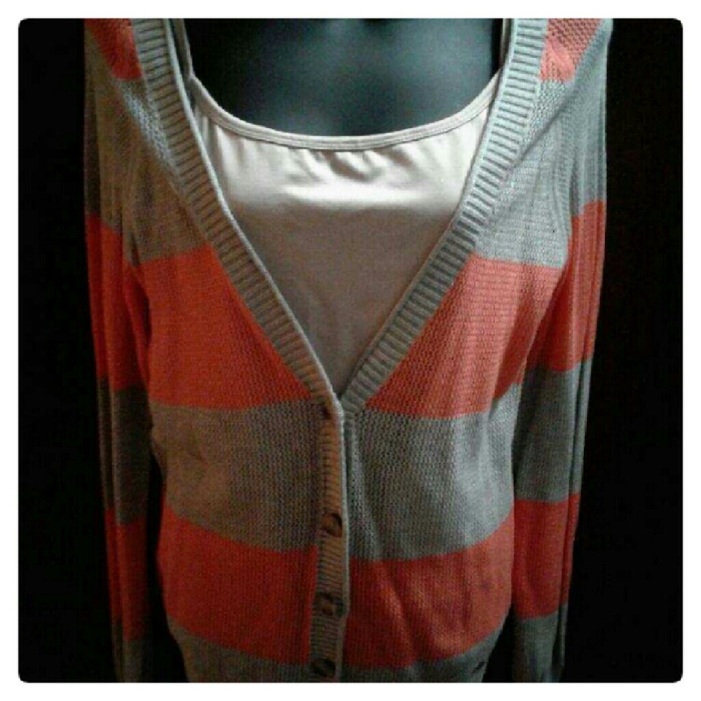 Garage Long Sleeve Striped Cardigan - Picture 2 of 3