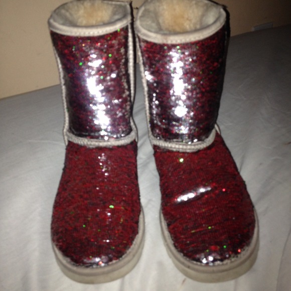 Sequined uggs