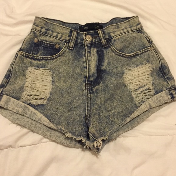 High waisted shorts