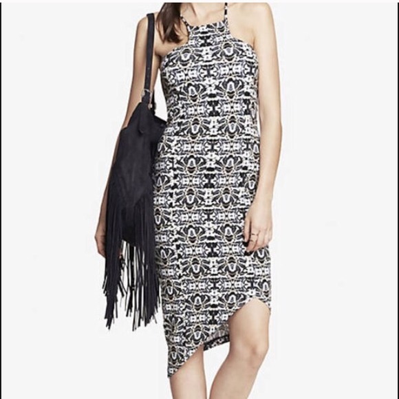 Snakeskin Print Dress