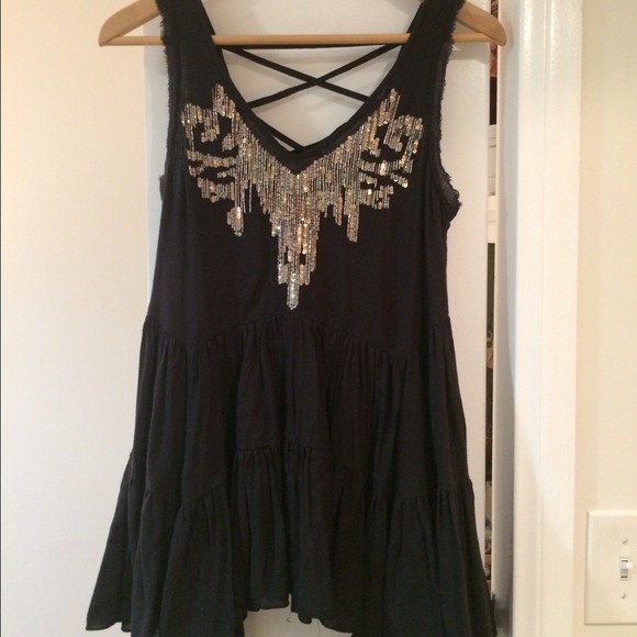 Free People sequin top