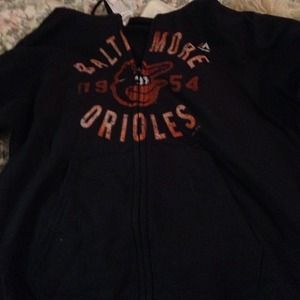 Baltimore orioles zip hoody