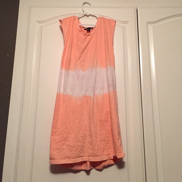 Forever 21 Orange & White cover up