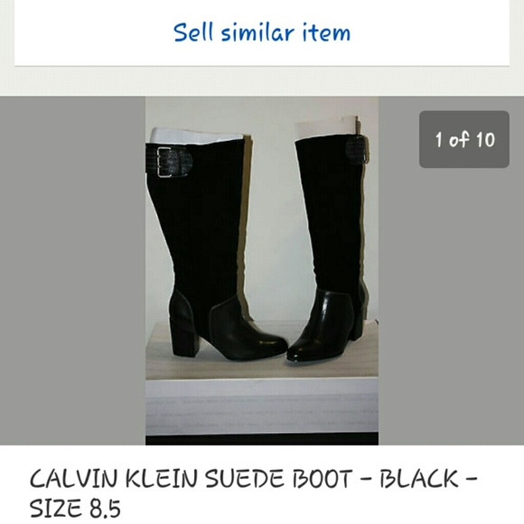 Calvin Klein black boots