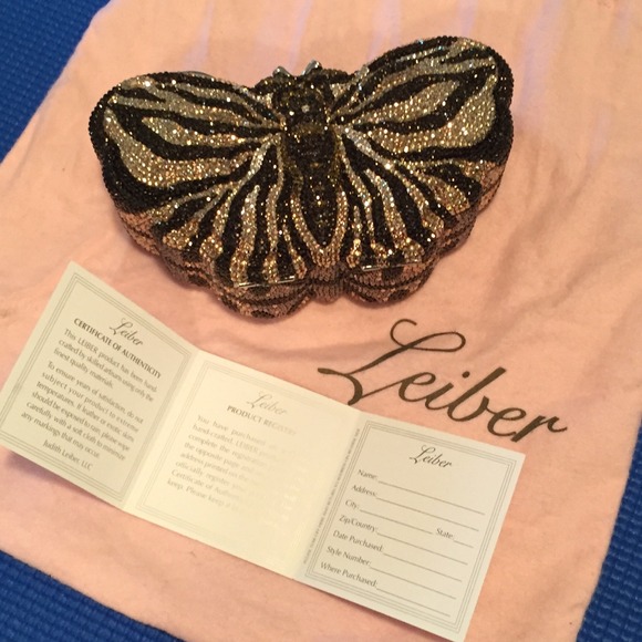 ⚜️Never Used Judith Leiber Butterfly Clutch⚜️