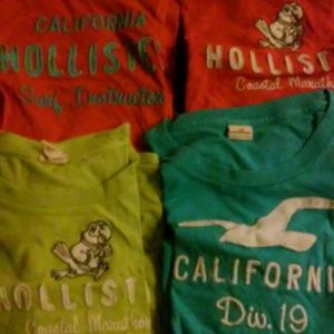 4 Hollister Shirts