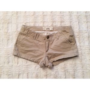 Hollister Khaki Shorts