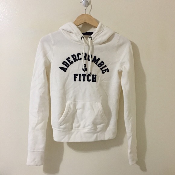 Abercrombie & Fitch 🌟brand new🌟 white hoodie