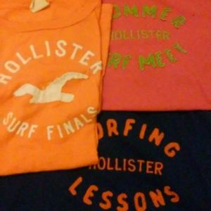 3 Hollister Shirts