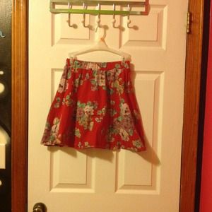 Floral skater skirt
