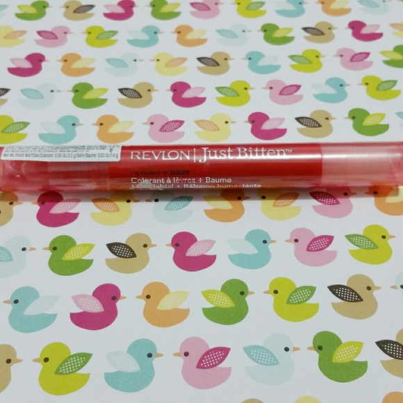 REVLON JUST BITTEN LIP STAIN/BALM IN FLAME