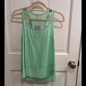 Comfy lime green racer back tank