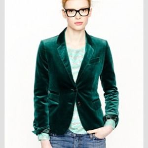 ✂️Reduced✂️ J.crew forest green schoolboy blazer