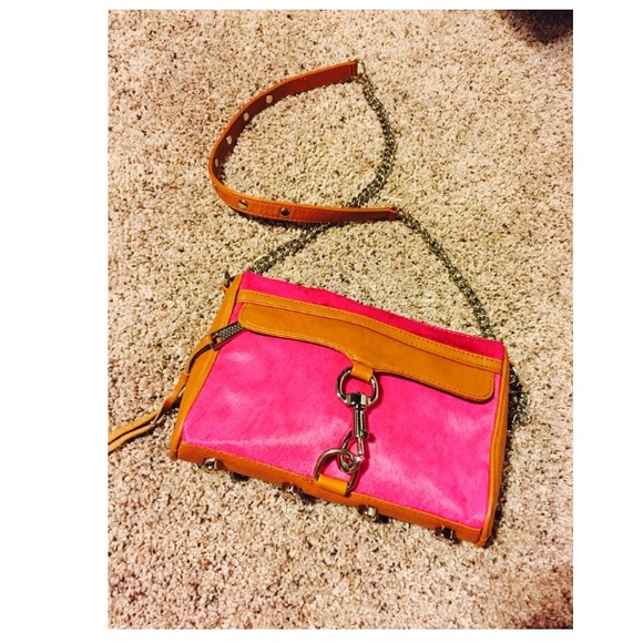Faux fur, Pink & Leather, Rebecca Minkoff handbag
