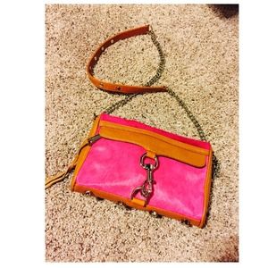 Faux fur, Pink & Leather, Rebecca Minkoff handbag