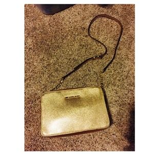 Michael Kors, Gold, Shoulder bag