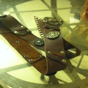 BEBE LEATHER BELT