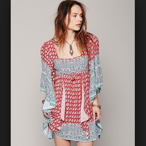 Free People Heart of Gold Mini Dress