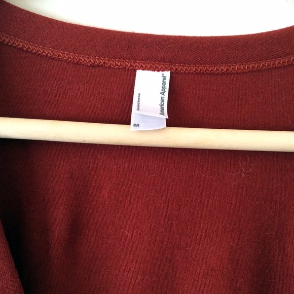 American Apparel Jersey Double Breasted Cardigan M - Picture 2 of 3