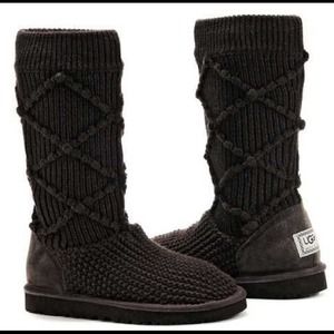 uggs argyle sweater boots