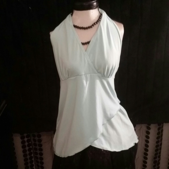 Teal halter