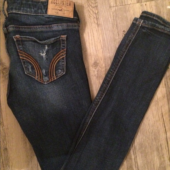 Hollister ripped jeans
