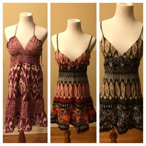 Three bohemian summer dresses