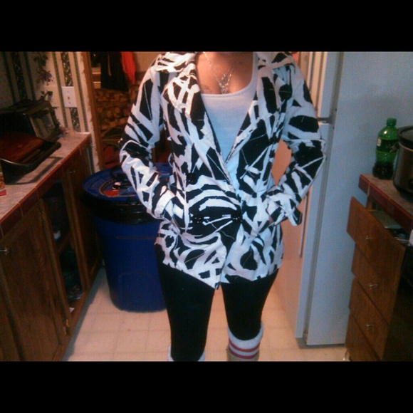Animal print jacket