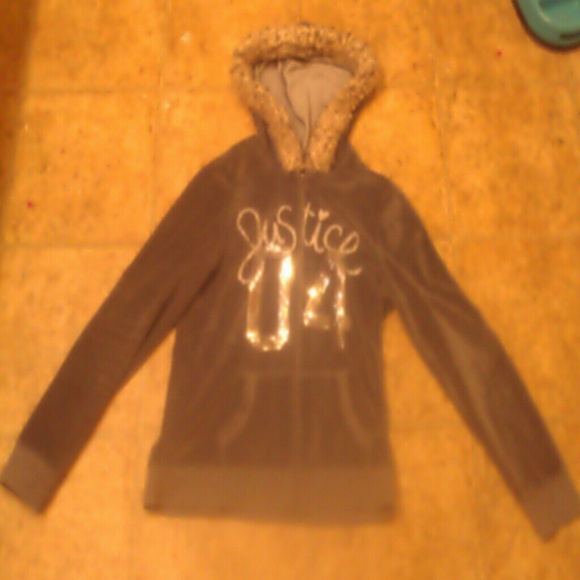 Justice zip up jacket