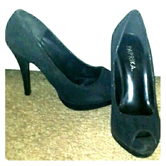 Black heels