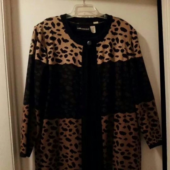 2 piece animal print dress and jacket