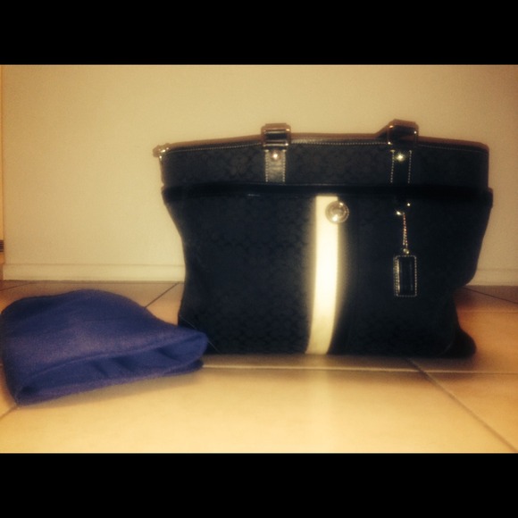Coach diaper bag.