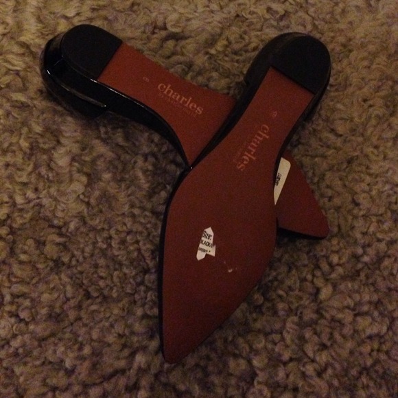 Charles David  pointed leather D'Orsay flats 6.5 - Picture 4 of 7