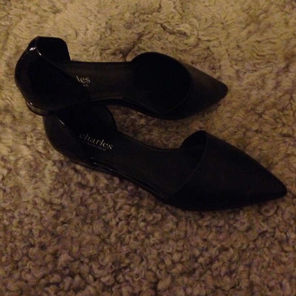Charles David  pointed leather D'Orsay flats 6.5 - Picture 5 of 7