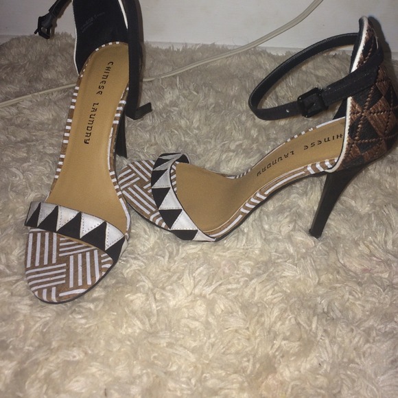 Chinese Laundry brand Aztec heels never worn. - Picture 2 of 2