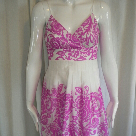 SOLD - Hot Pink and White Rubber Ducky Dress!