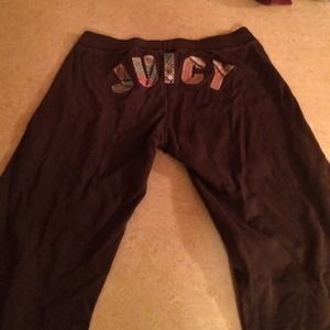 Brown Juicy Couture Pants with Juicy Logo on Back