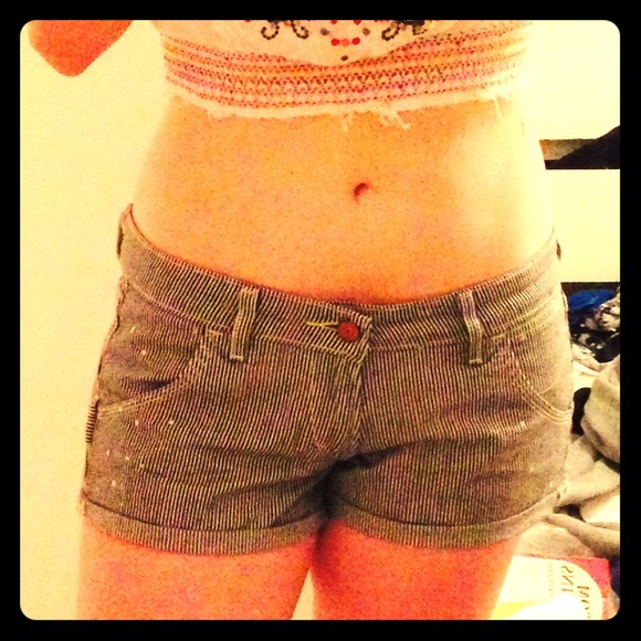 Striped Levi's Shorts