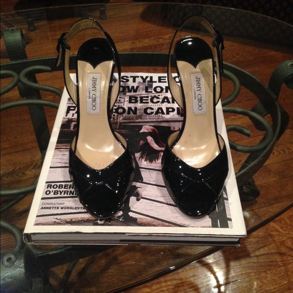 Jimmy Choo patent leather sandal - Picture 2 of 4