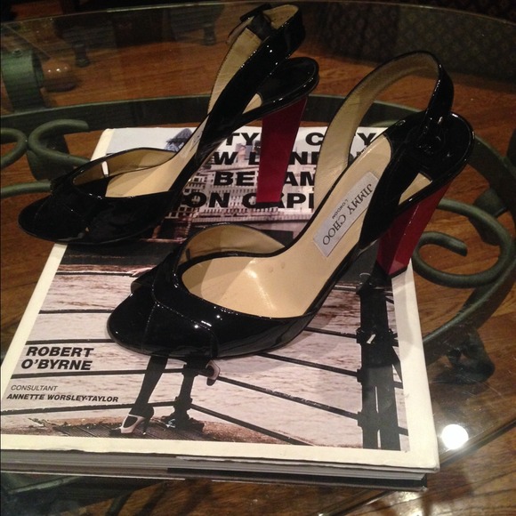 Jimmy Choo patent leather sandal - Picture 3 of 4