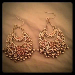 Silver earrings