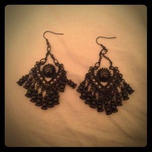 Black earrings