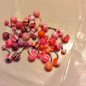Belly button rings!! 3 for $10!