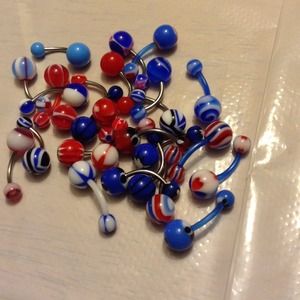 Belly button rings!! 3 for $10!