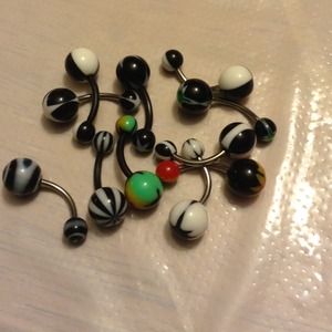Belly button rings!! 3 for $10!