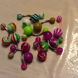 Belly button rings!! 3 for $10!