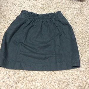 J.crew Factory Faded like Forest Green skirt