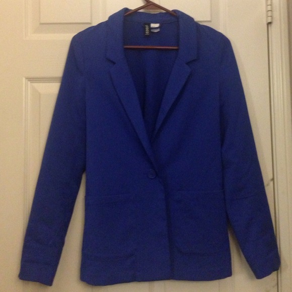 Electric blue blazer