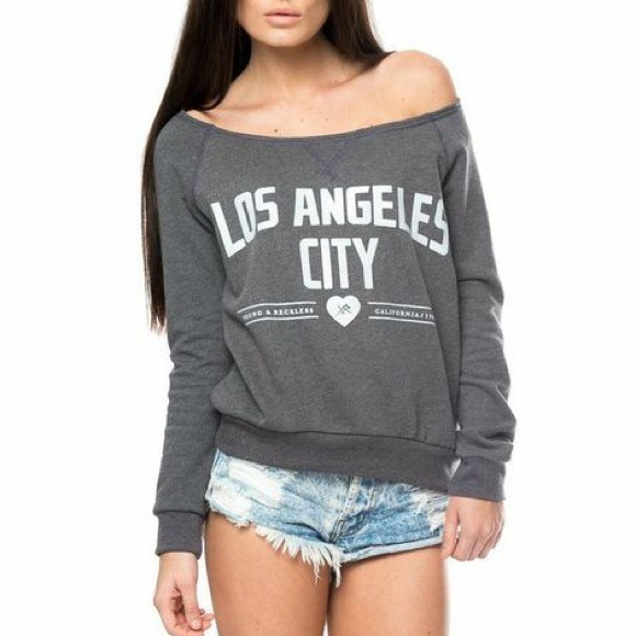 Young & Reckless Sweaters - Young & Reckless L.A. City sweater