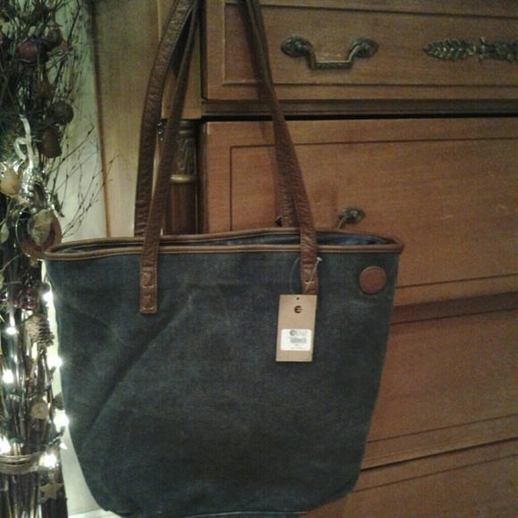 Billabong denim tote bag